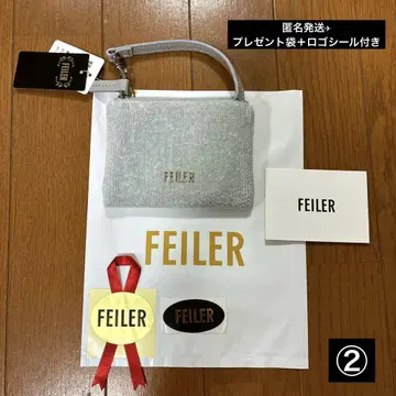 FEILER 페이러 사이드 파우치 유니컬러 그레이 파우치 새상품