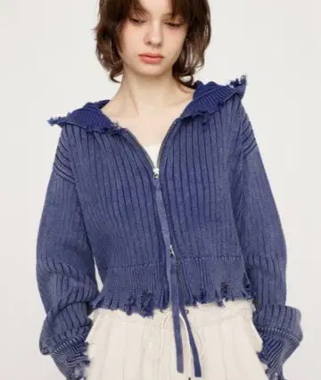 SLY BLEACHED DAMEGED HOODIE TOPS