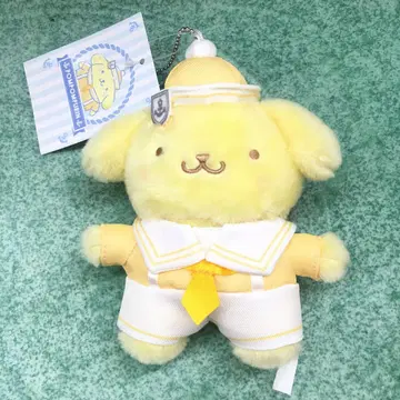 폼폼푸딩 세일러 카라 시리즈 산리오 봉제 인형 마스코트 홀더
