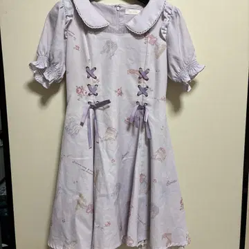 LIZ LISA 라벤더 미니 원피스 반팔