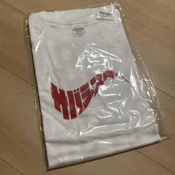 사바스타 T셔츠 화이트 x 레드 XL