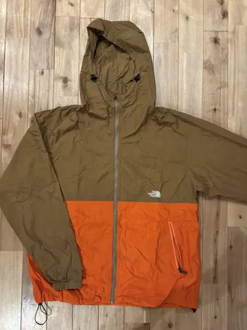 THE NORTH FACE XL 나일론 자켓 브라운/오렌지