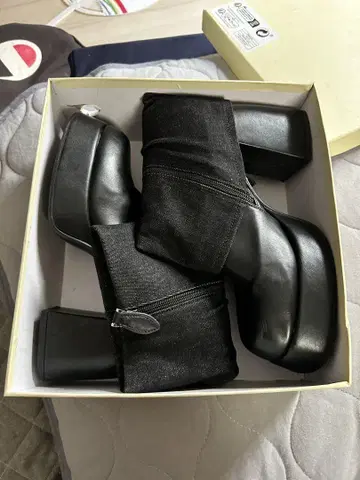 남성용 힐 부츠