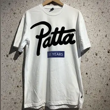 Patta 로고 프린트 T셔츠 파타 화이트 스트릿