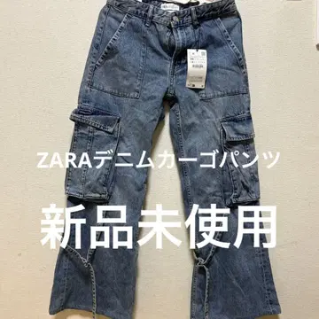 ZARA 여성용 데님 카고 팬츠 사이즈 34