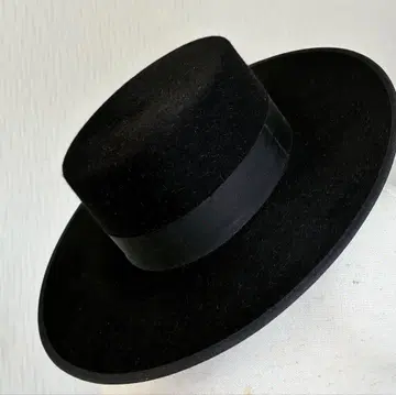 플라멩코 의상 블랙 코르도베스 햇 모자 블랙 심플