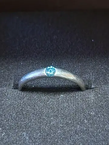 k 10 블루 다이아몬드 Ring