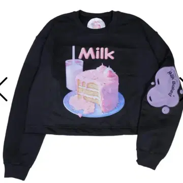 밀크 milk Baked TOPS 블랙 완판템