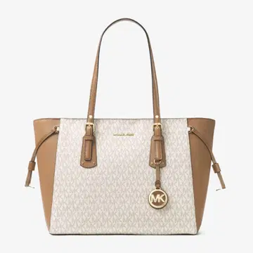 Michael Kors 로고 토트백