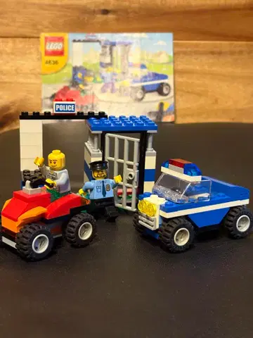 레고 4636 폴리스 세트 경찰과 도둑 레고 미니 피규어