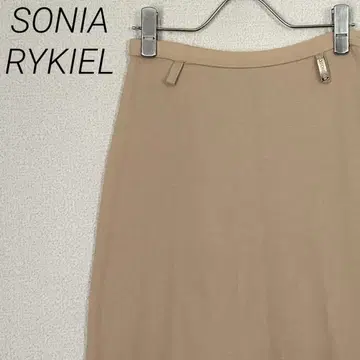 SONIA RYKIEL 롱 스커트 플레어 허리밴딩 심플