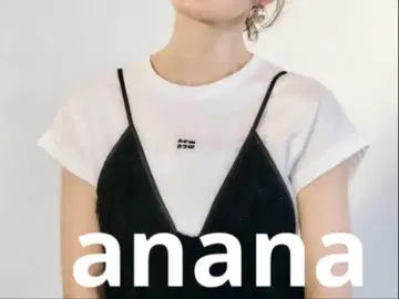 새상품급 anana newnew 로고T셔츠 티셔츠 정가 8690엔