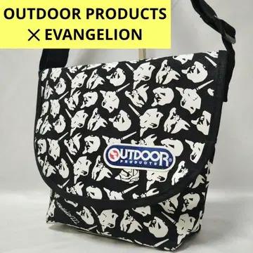 OUTDOOR PRODUCTS 에반게리온 콜라보 숄더백 올 패턴
