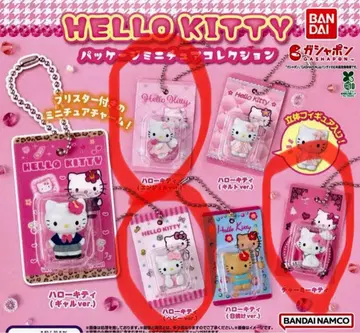 HELLO KITTY 패키지 미니어처 컬렉션 3세트