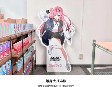ASAP SYNERGY 유키 사쿠나 콜라보 등신대 패널