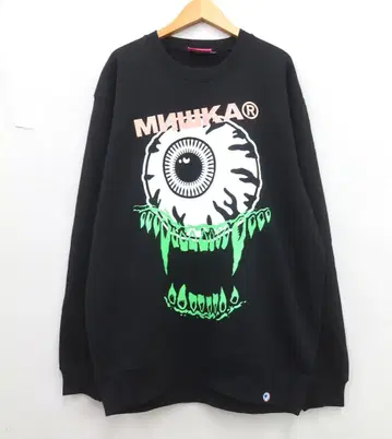 새상품급 MISHKA 미시카 STACKED 맨투맨 M