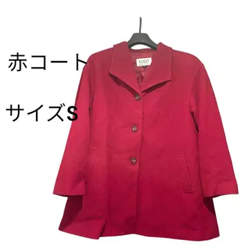 ESSLEY 빨간색 코트 사이즈 S