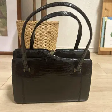 가마구치식 크로커다일 가방