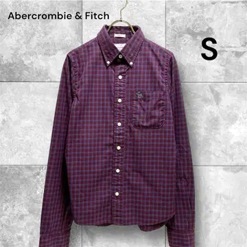 새상품 미사용 아바크롬비&피치 체크 긴팔 셔츠 아바클로