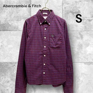 새상품 미사용 아바크롬비&피치 체크 긴팔 셔츠 아바클로