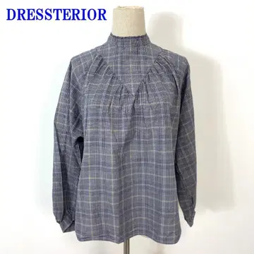 드레스트리아 긴팔 블라우스 네이비 코튼 레이온 M 상당 C2888