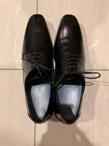 BENIR 웨딩 신발 블랙 25cm