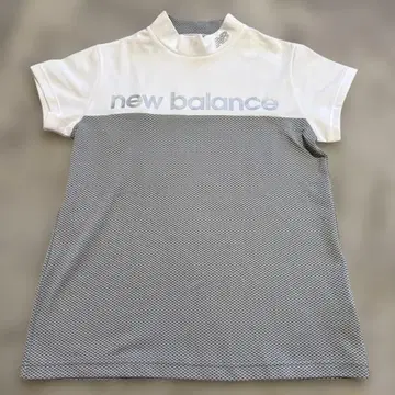 new balance 피케 셔츠 여성용 화이트/그레이