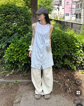 nugu sep19 레이어드 미니 원피스