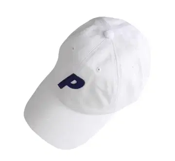 Palace 화이트 P 자수 야구 모자