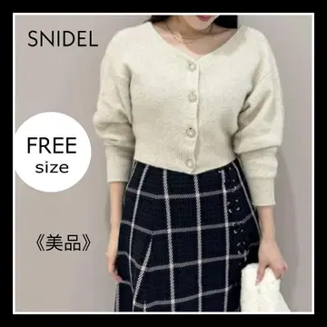 스나이델 폭스 비쥬 버튼 가디건 가을/겨울 SNIDEL