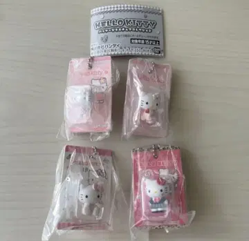 키티 헬로키티 패키지 미니어처 컬렉션 가챠 4개