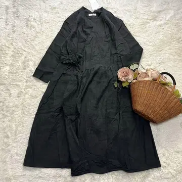 미사용 코라유 corail 린넨 카슈쿨 원피스 F