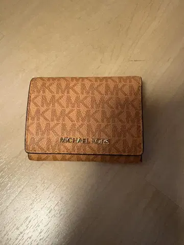MICHAEL KORS 3단 폴더형 지갑 오렌지