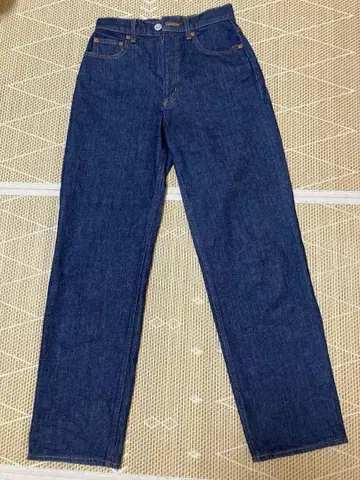 MOUSSY 마우지 플레인 청바지 다크 블루