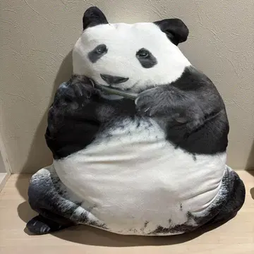 리얼 팬더 쿠션 봉제 인형