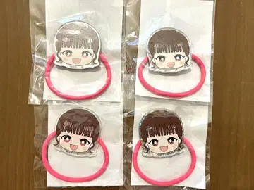 분붐저 카카오 머리끈 시부토 미라이 핑크 4점 새상품