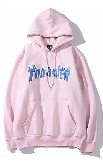 THRASHER 트레셔 매거진 후드티 맨투맨 핑크 M