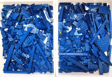 LEGO 1kg 네이비 다크 블루 블록 대량 세트