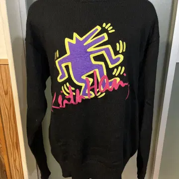 JOYRICH x KeithHaring 하이 게이지 스웨터
