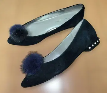 오데트 에 오디 스웨이드 펌프스 블랙 22.5cm