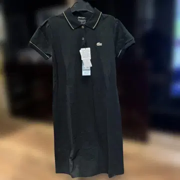 새상품 미사용 라코스테 한정판 콜라보 반팔 폴로 셔츠 원피스