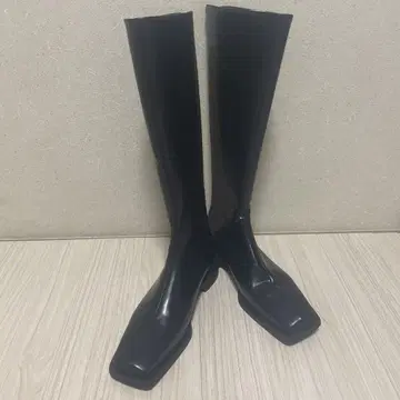 buy muni:r 착용감이 좋은 스퀘어 롱 부츠 24cm