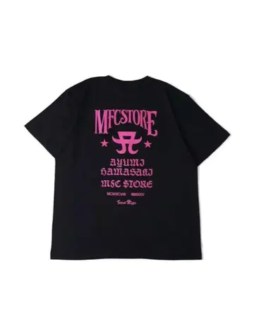 하마사키 아유미 x MFC STORE 콜라보 T셔츠 L 사이즈 핑크
