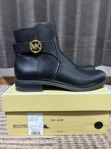 MICHAEL KORS 블랙 가죽 부츠 US 6.5M