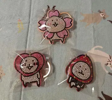 [ 미사용 ] 농담곰 큐빅 마스코트 3종 세트