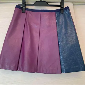 sacai luck 플리츠 스커트 보라색과 파랑