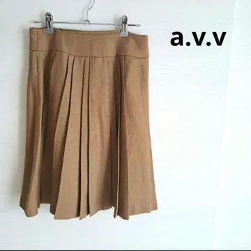 a.v.v 아베베 스커트 플리츠 스커트 심플