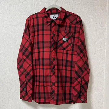NEFF 플란넬 셔츠 플란넬 셔츠 퀼팅 M 사이즈