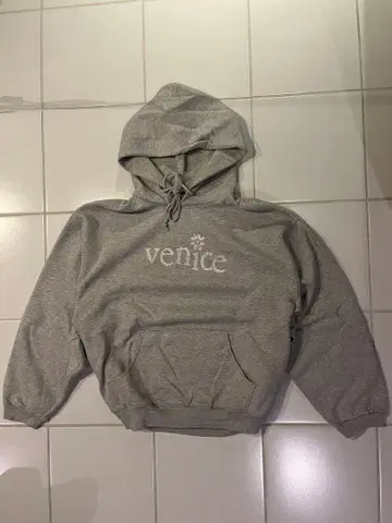 ERL 그레이 후드티 'venice' XXL 사이즈