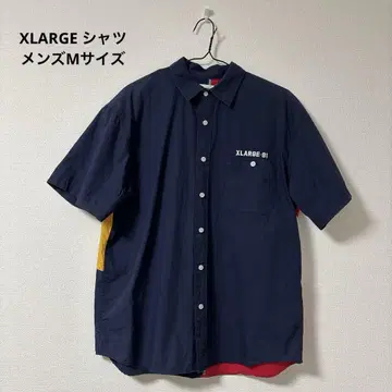 XLARGE 컬러 블록 반팔 셔츠 M 사이즈